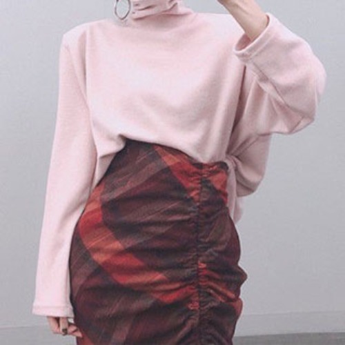 Shoulder pad turtle tee (pink/ black/ ivory/ gray) 핑크세일