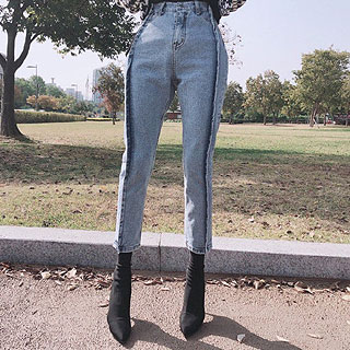 Line high waist jeans 스몰피팅세일56000