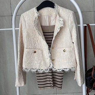 [수입]Celin* lace jacket