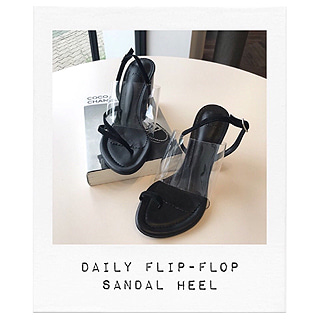 Daily flip-flop sandal heel