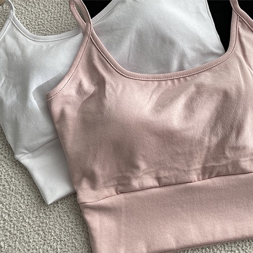 Spring bra top ﻿(white/ pink / black)